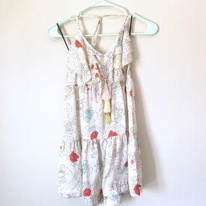 Manoush rose patterned silk top